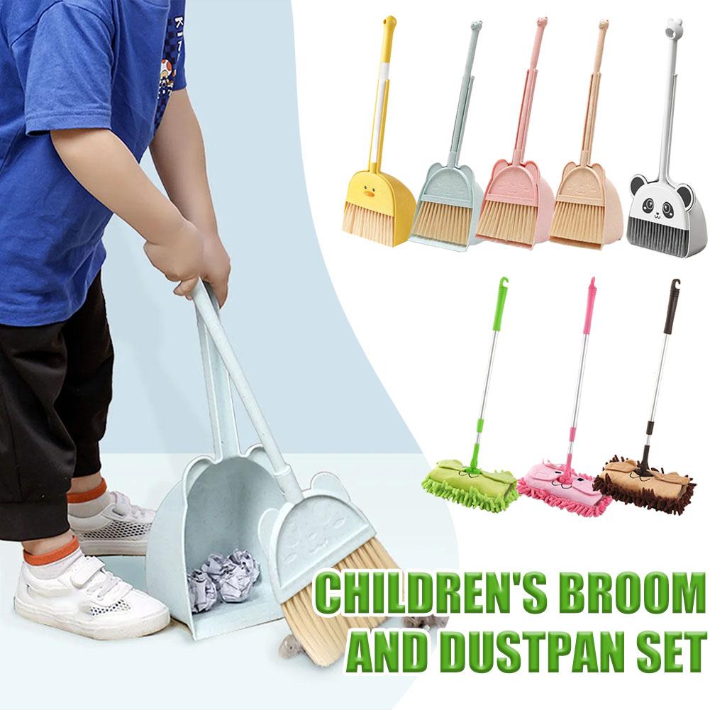 Kids Outdoor Broom - Mainan Rumah-rumahan Anak-anak, Sapu Mini dengan