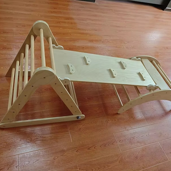 Kids Outdoor Climbing Frame - Mainan Panjat Anak 3-in-1 Montessori Kayu