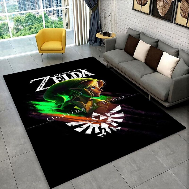 Kids Outdoor Area - Karpet Area Anti-selip Permainan Kartun Z-Zelda
