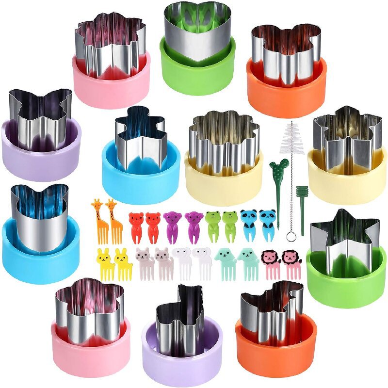 Kids Outdoor Kitchen Accessories - Set pemotong sayur Stainless Steel, aksesoris