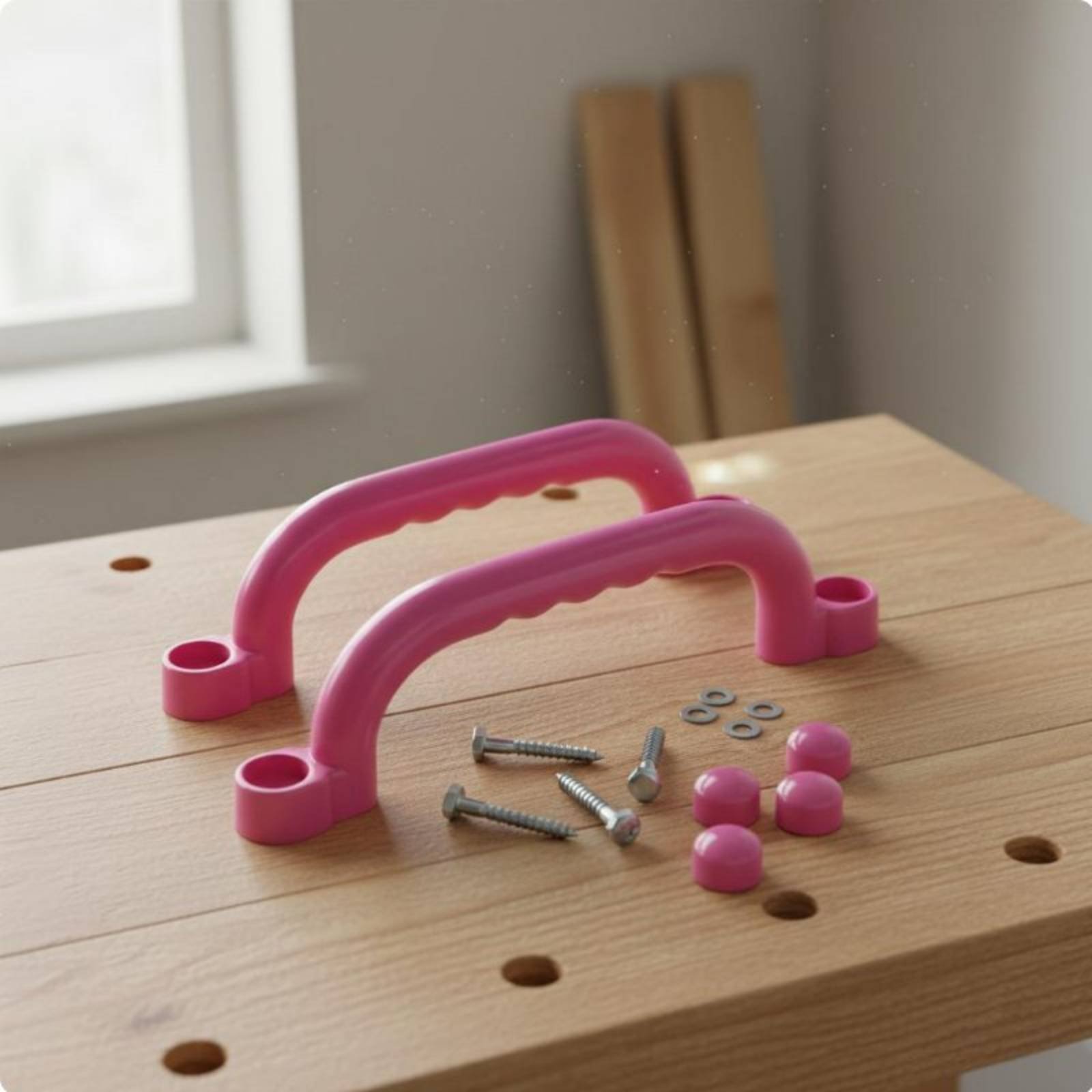 Kids Outdoor Climbing Frame - 2 Buah Pegangan Bingkai Panjat Tebing