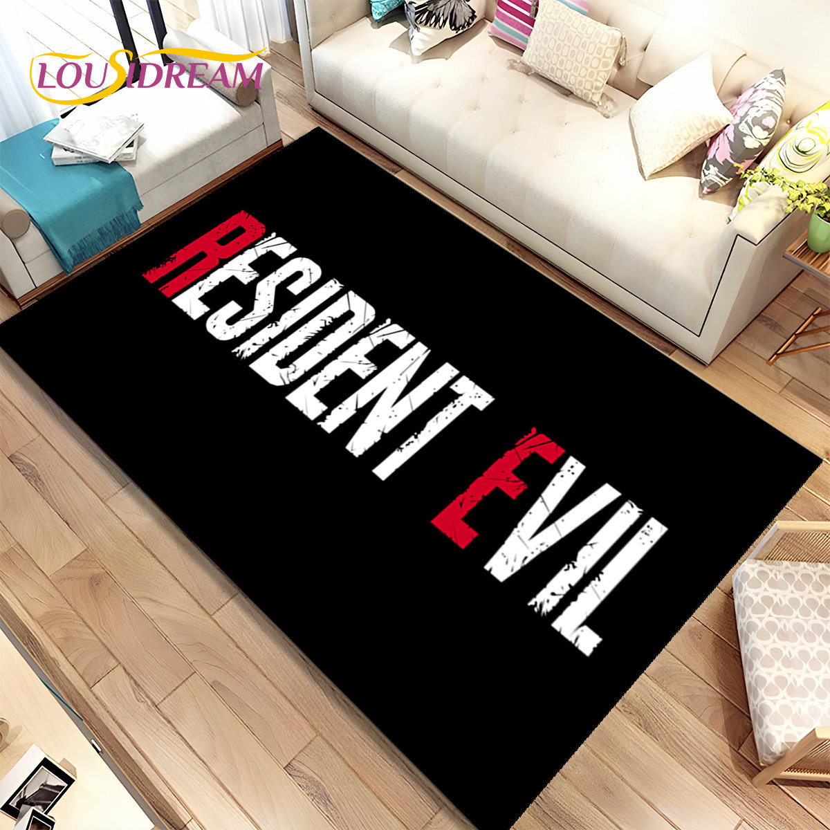 Kids Outdoor Area - 3D r-resident Evil Games Gamer karpet