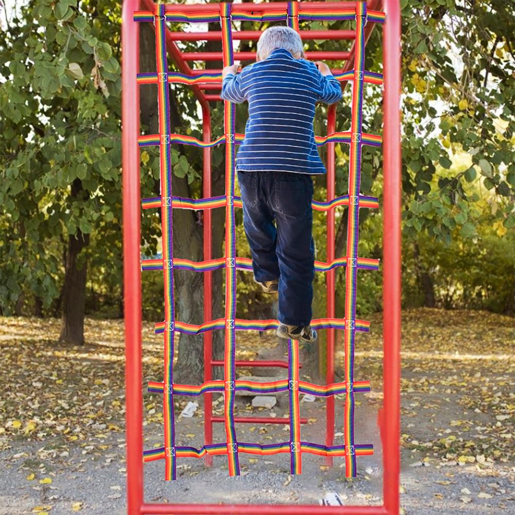 Kids Outdoor Climbing Frame - Jaring Kargo Bermain Jaring Merangkak 89