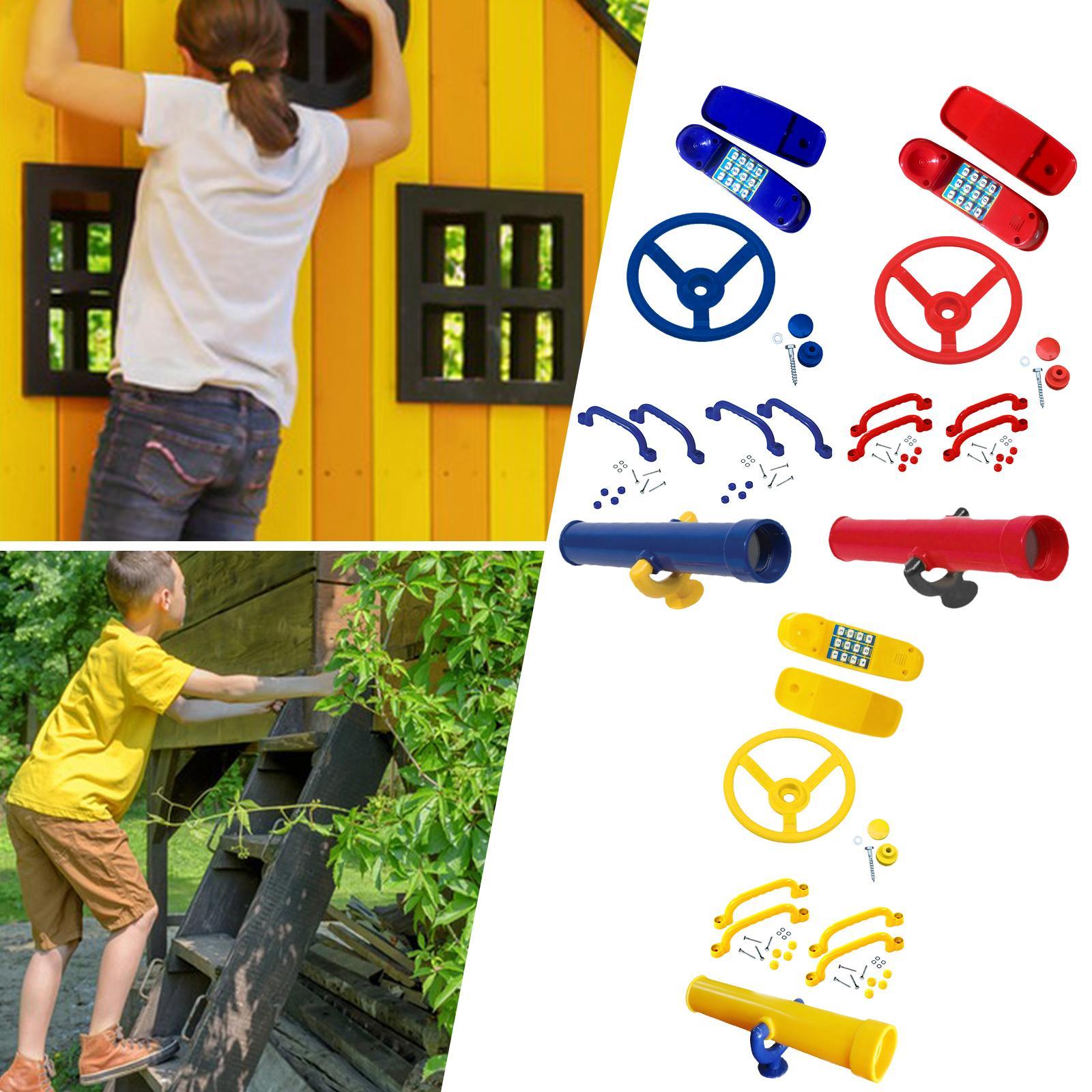 Roda Kemudi Mainan Taman Berma - Kids Outdoor Climbing Frame ulasan dan harga
