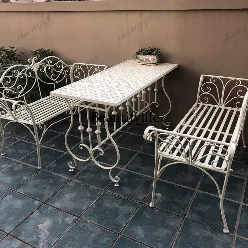 Set Furnitur Taman Teras Retro - Kids Outdoor Furniture Set ulasan dan harga