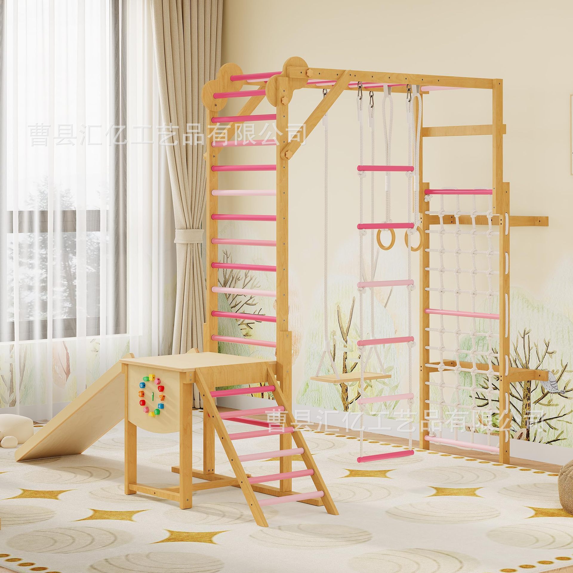 Mainan Kebugaran Fisik Anak da - Kids Outdoor Climbing Frame ulasan dan harga