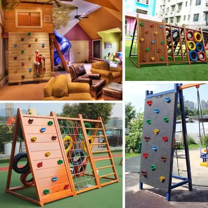 10Pcs Dinding Panjat Tebing de - Kids Outdoor Climbing Frame ulasan dan harga