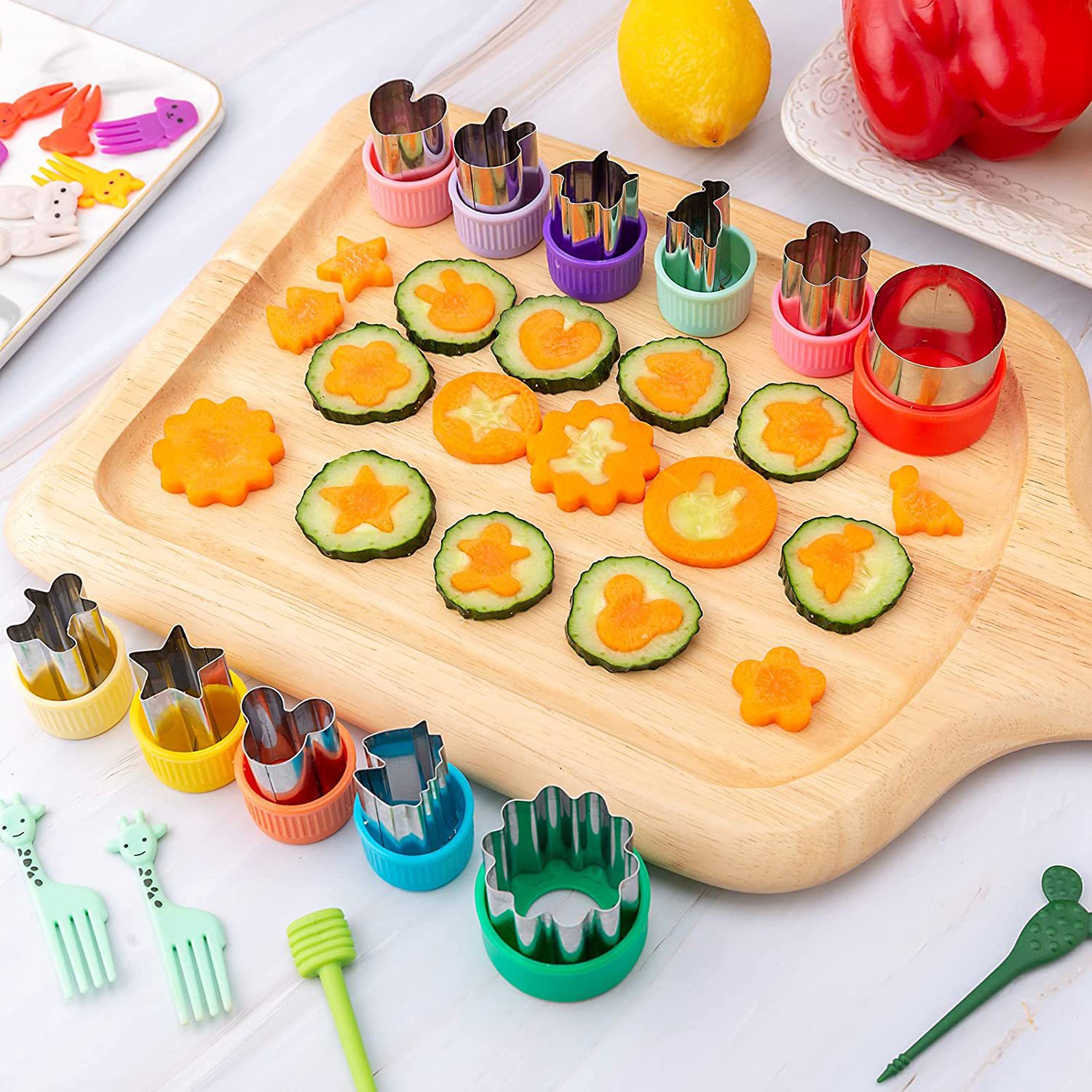 Set pemotong sayur Stainless S - Kids Outdoor Kitchen Accessories ulasan dan harga