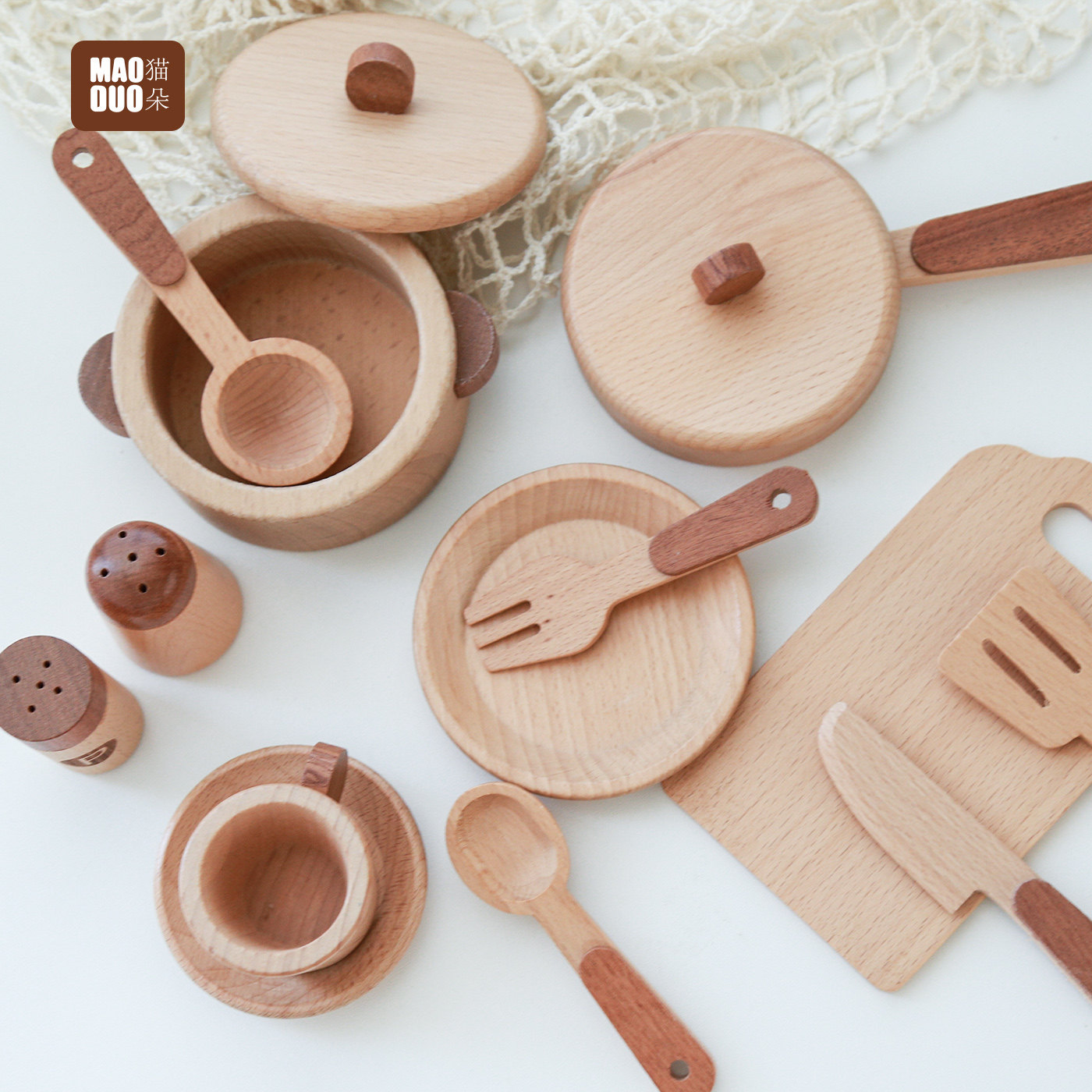 Mainan Dapur Kayu Beech Maoduo - Kids Outdoor Kitchen Accessories ulasan dan harga