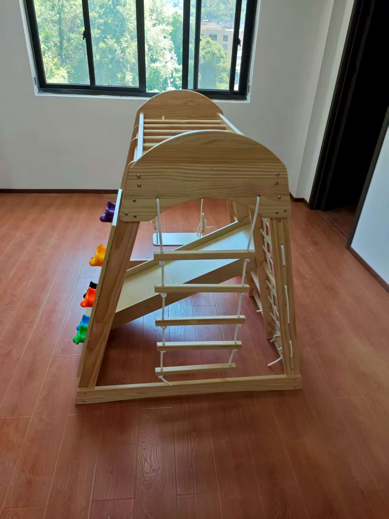 Papan Panjat Kayu untuk Anak,  - Kids Outdoor Climbing Frame ulasan dan harga