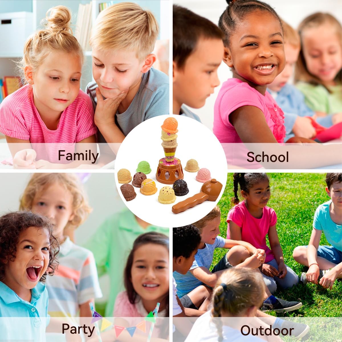 Permainan Susun Es Krim Anak-a - Kids Outdoor Kitchen Accessories ulasan dan harga