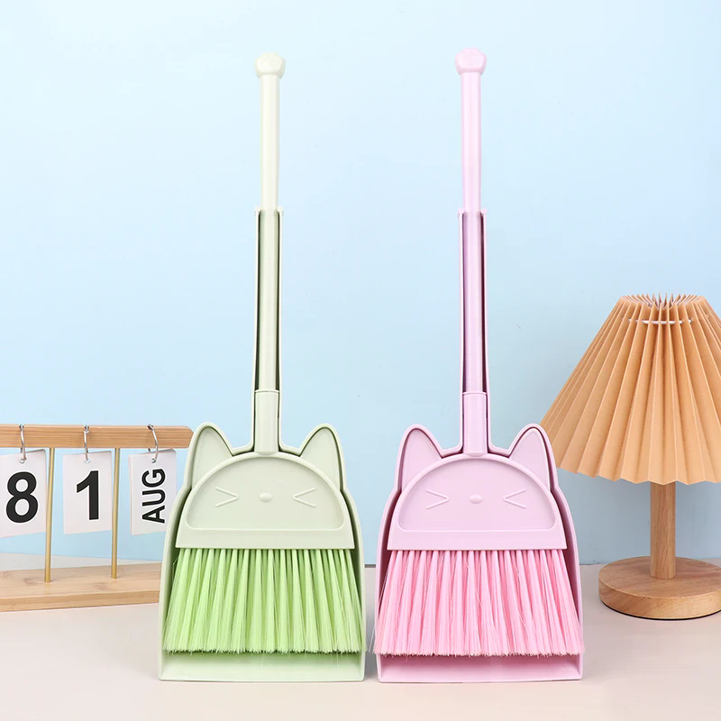 1 Set Alat Penyapu Lantai Mini - Kids Outdoor Broom ulasan dan harga